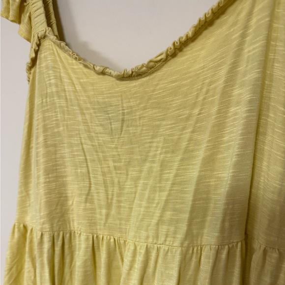 Torrid Yellow Ruffle Sleeve Tank - Picture 2 of 4